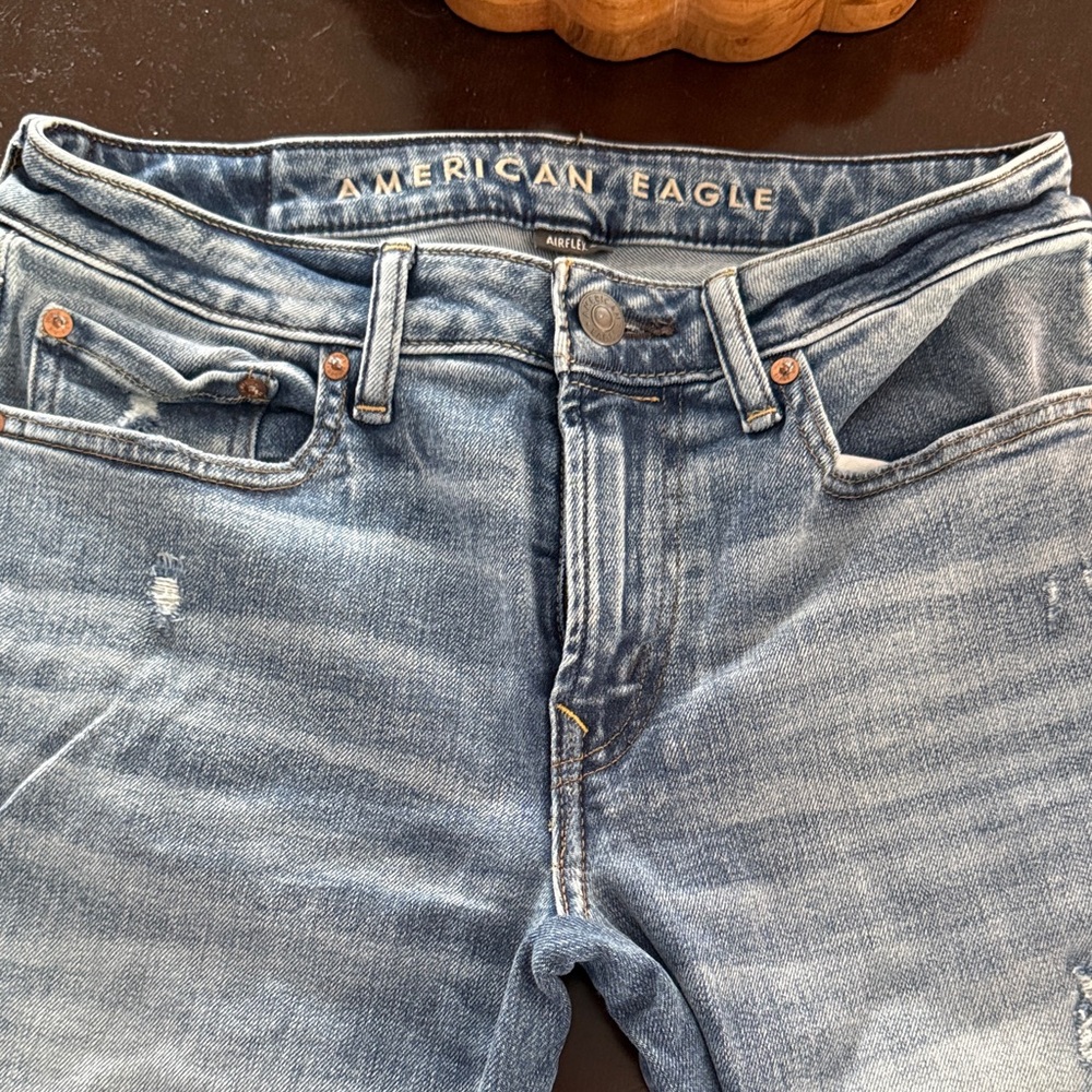 American Eagle Outfitters Men's Light Blue Slim Jeans
